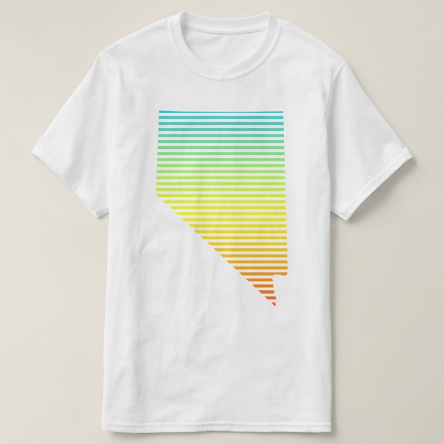 T-shirt fondu de refroidissement nevada (Design devant)