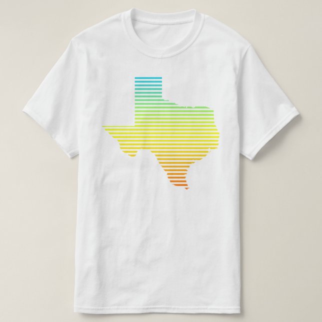 T-shirt fondu de refroidissement texas (Design devant)