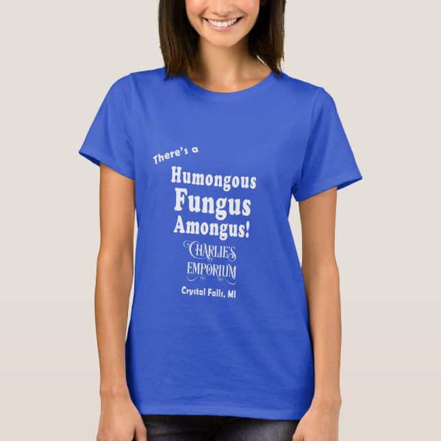 T-shirt fongueux Humongous (texte blanc) (Devant)