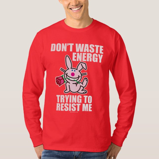 T-shirt Font pas l'énergie de rebut (Devant)