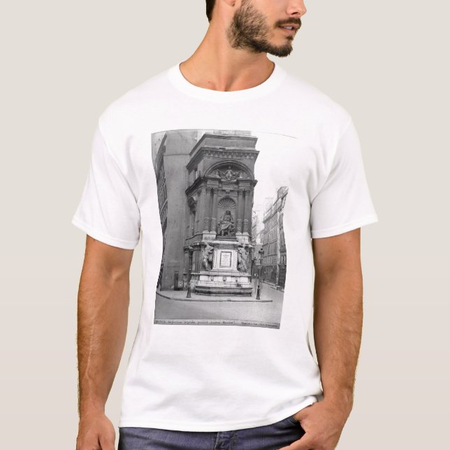 T-shirt Fontaine de Moliere, 1844 (Devant)