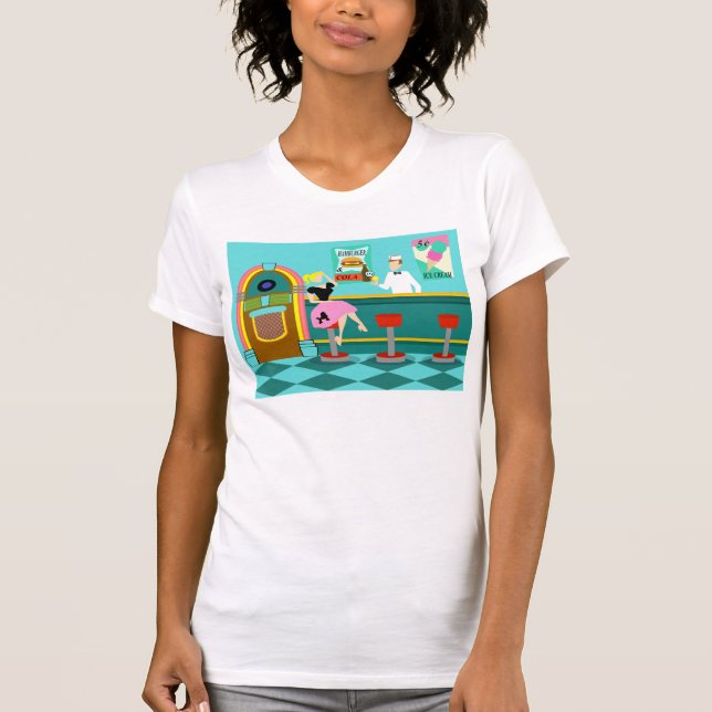 T-shirt Fontaine Soda Rétro (Devant)