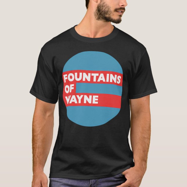 T-shirt Fontaines de Wayne Red White (Devant)