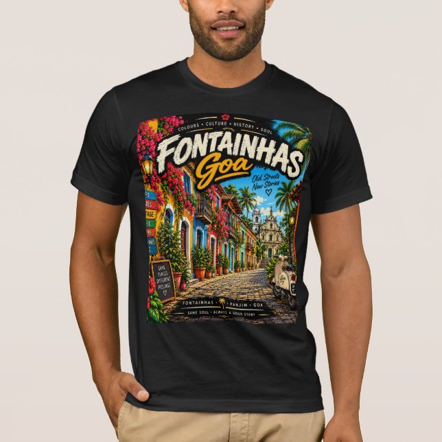 T-shirt Fontainhas  (Devant)