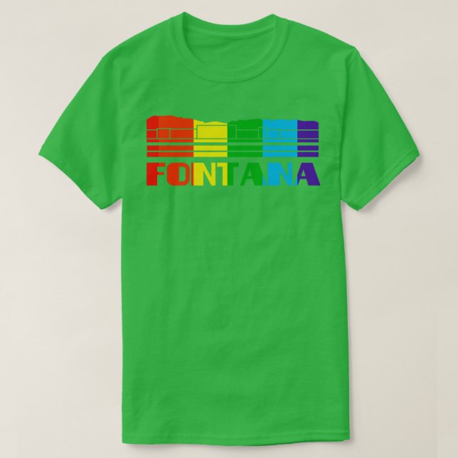 T-shirt Fontana Pride Fontana LGBT Gift LGBTQ Supporter T (Design devant)