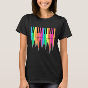 T-shirt Fonte de touches de piano