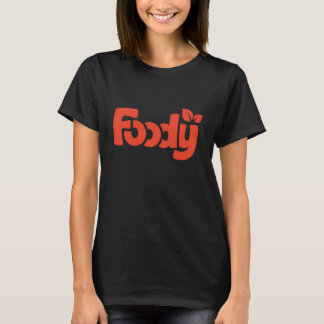 T-shirt Foody Coral Red Foin minimaliste féminin