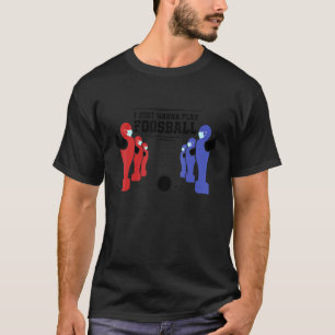 T-shirt Foosball Masque Pun Table Football Football Foosba