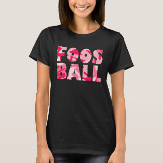 T-shirt Foosball Pink Camouflage