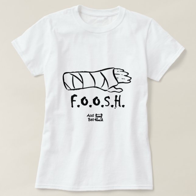T-shirt FOOSH = est tombé sur la main tendue (Design devant)