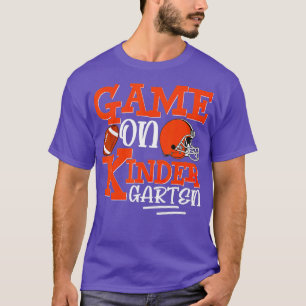 T-shirt Foot Game on Kindergarten Back to School Kid