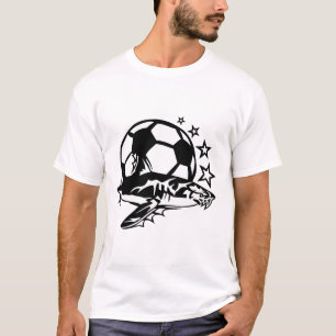 T-shirt foot soccer requin logo shark dessin hai club pois
