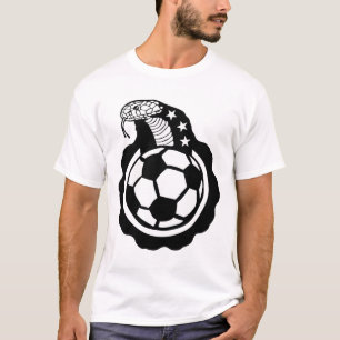 T-shirt foot soccer serpent cobra snake logo club Schlange