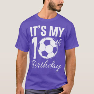 T-shirt Football 10e anniversaire