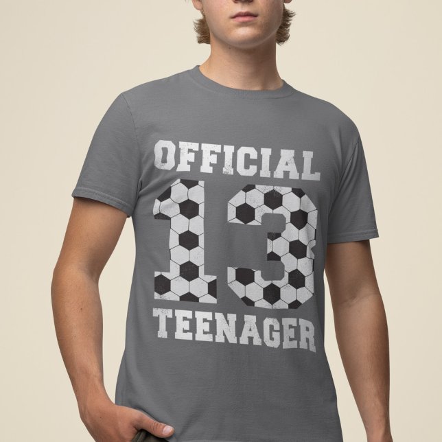 T-shirt Football 13e anniversaire Officiel Adolescent pour (Créateur téléchargé)