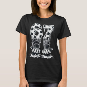 T-shirt Football 67 Six Seven Drôle 6 7 Mème Garçons Enfan