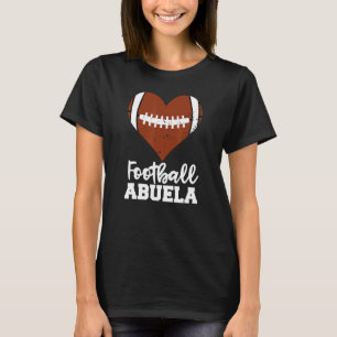 T-shirt Football Abuela Football Heart Grandma Abuela