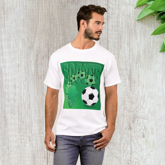 T-shirt Football Afrique Vert Gras Football (Créateur téléchargé)