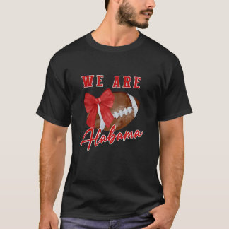 T-shirt Football Alabama Jolie coquette Style Bow