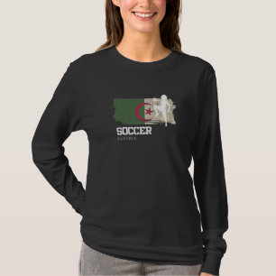T-shirt Football Algérie Drapeau Football Femme Football F