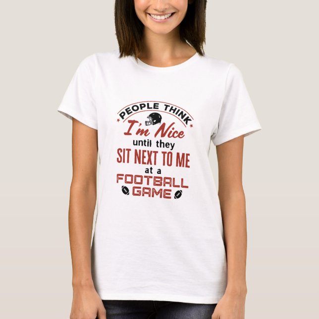 T-shirt Football Amateurs de gens pensent que je suis une  (Devant)