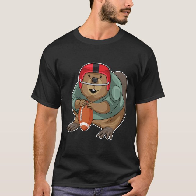 T-shirt Football américain Beaver (Devant)