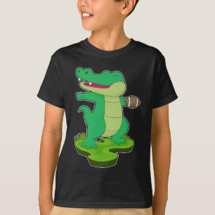 T-shirt Football américain crocodile