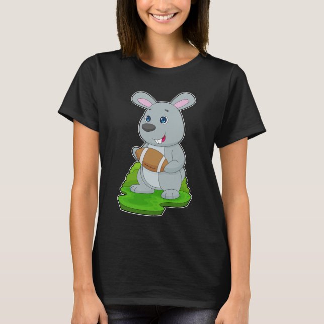 T-shirt Football américain de lapin (Devant)