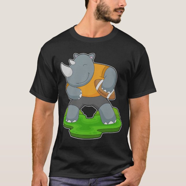 T-shirt Football américain de Rhino (Devant)