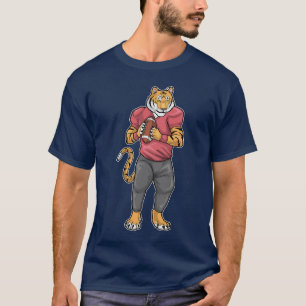 T-shirt Football américain de tigre