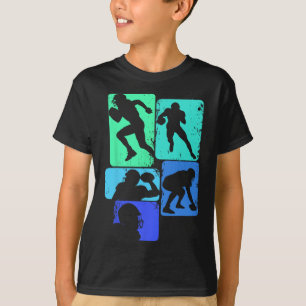 T-shirt Football Américain Football Enfants Garçons Hommes