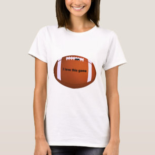 T-shirt Football Américain : J'Aime Ce Jeu