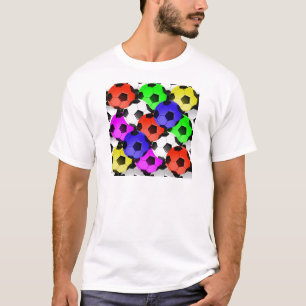 T-shirt Football américain multicolore