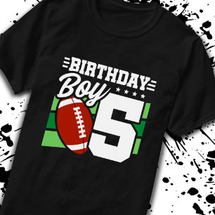 T-shirt Football Anniversaire 5 ans Garçon 5e anniversaire