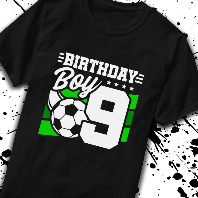 T-shirt Football Anniversaire - Garçon de 9 ans - 9e anniv (Créateur téléchargé)