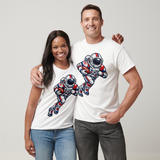 T-shirt Football Astronaute (Unisexe)