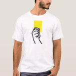 T-shirt Football avec carte jaune<br><div class="desc">Football avec carte jaune</div>