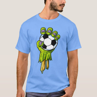 T-shirt Football avec des mains de zombie drôle d'horreur