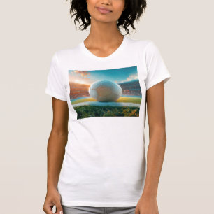 T-shirt Football Blanc En Arène