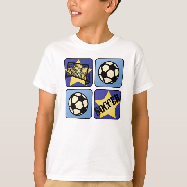 T-shirt Football bleu (Devant)