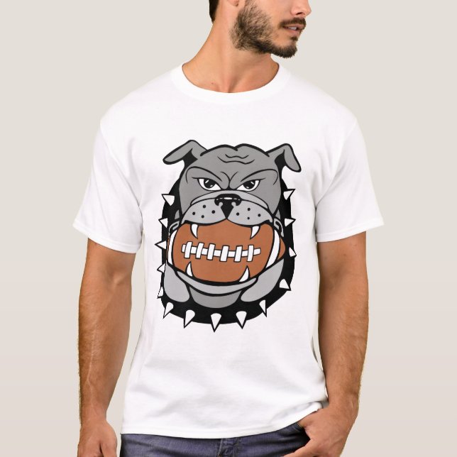 T-shirt football_bulldog_color (Devant)