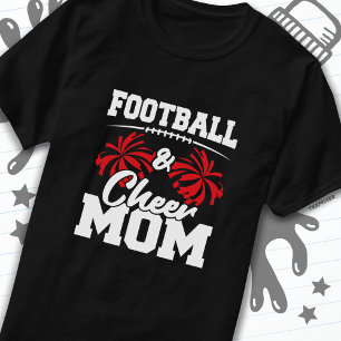T-shirt Football Cheval Maman High School Sports Cheerled
