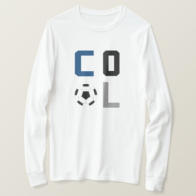 T-shirt Football Cool (bleu) (Design devant)