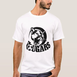 T-shirt football cougar logo sport animal 1