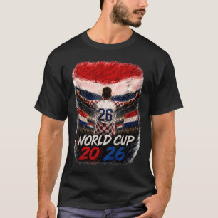 T-shirt Football - Coupe du Monde 2026 Croatie