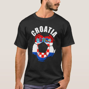 T-shirt Football croate Hrvatska Football Team Cro
