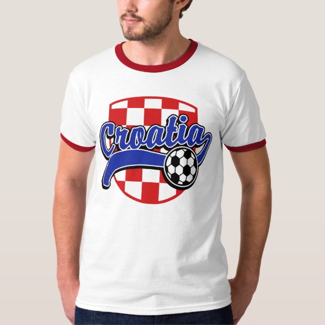 T-shirt Football Croatie (Devant)