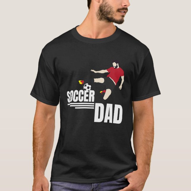 T-shirt Football Dad Father Soccer Player  T (Devant)