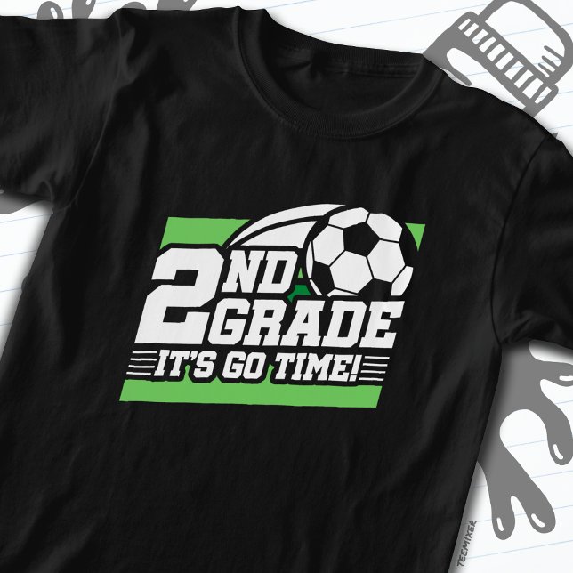 T-shirt Football de 2e année Premier jour Retour à l'école (Créateur téléchargé)