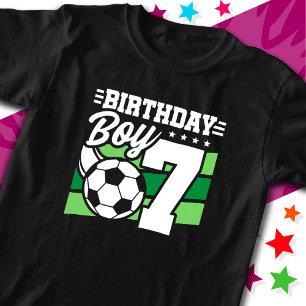 T-shirt Football de 7 ans fête de football 7e anniversaire